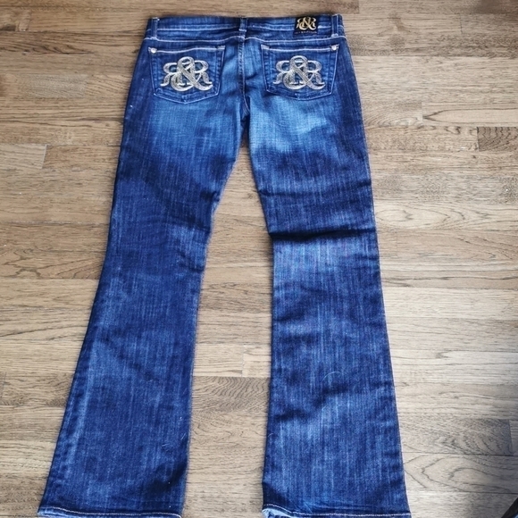 ROCK & Republic Kasandra Jeans Gold Stitching 27 - Picture 3 of 13
